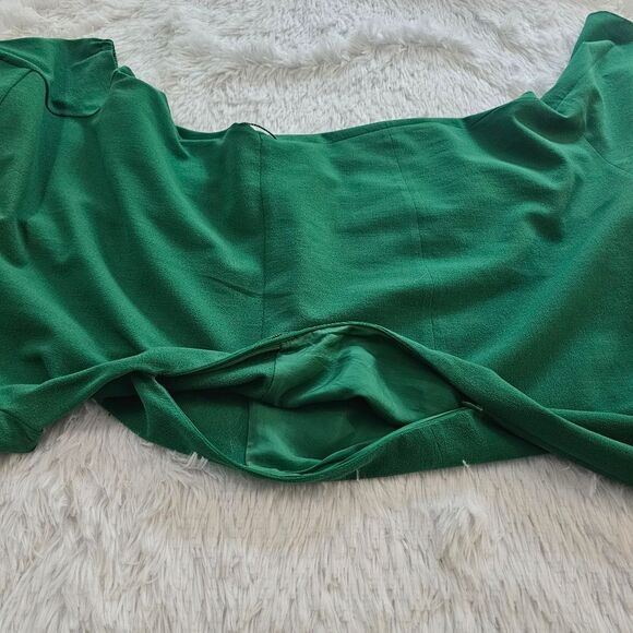 Piazza Sempione emerald green fit and flare size medium - Picture 13 of 16